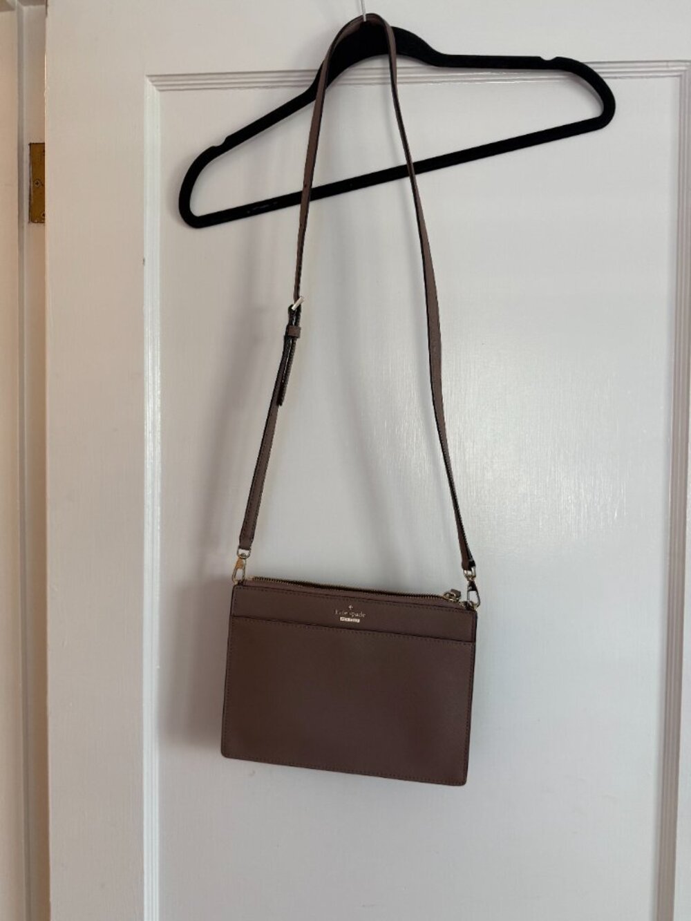 Kate Spade Taupe Cross Body Bag